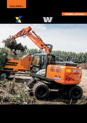 Koparki kołowe Hitachi ZX140W-6