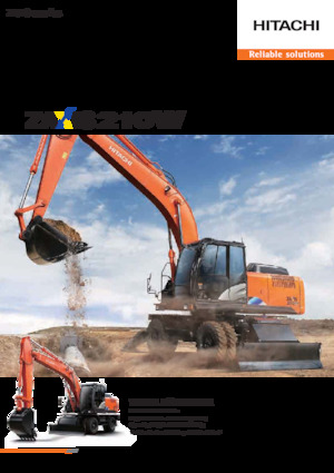 Koparki kołowe Hitachi ZX210W-5A