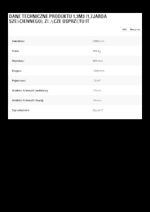 Łyżki do ładowarek kołowych Caterpillar 1,3 m3