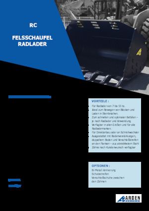 Łyżki do ładowarek kołowych Arden L51RC