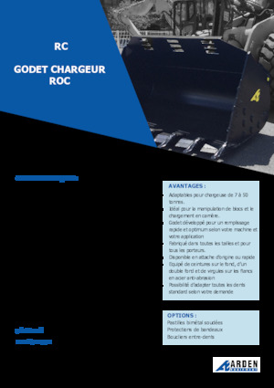 Łyżki do ładowarek kołowych Arden L61RC