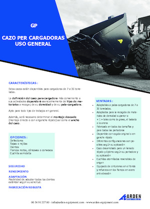 Łyżki do ładowarek kołowych Arden L40GP