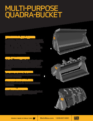 Łyżki do ładowarek kołowych Werk-Brau QB821L