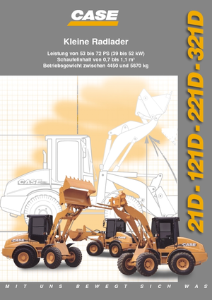 Ładowarki kołowe Case 121 D