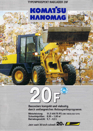 Ładowarki kołowe Hanomag 20 F