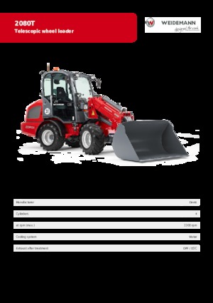 Ładowarki kołowe Weidemann 2080 T