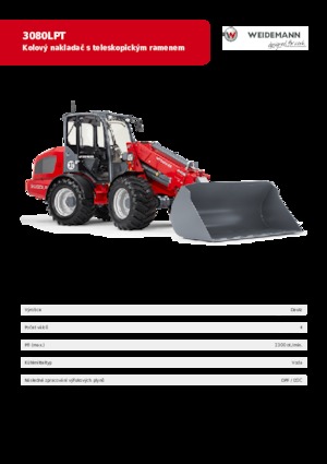 Ładowarki kołowe Weidemann 3080 LP T 
