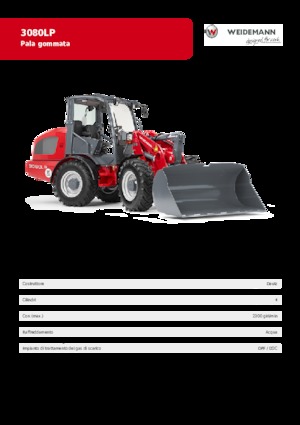 Ładowarki kołowe Weidemann 3080 LP 