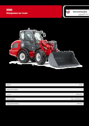 Ładowarki kołowe Weidemann 3080
