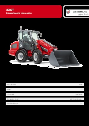 Ładowarki kołowe Weidemann 3080 T