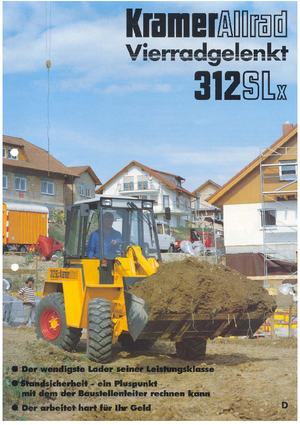Ładowarki kołowe Kramer 312 SL