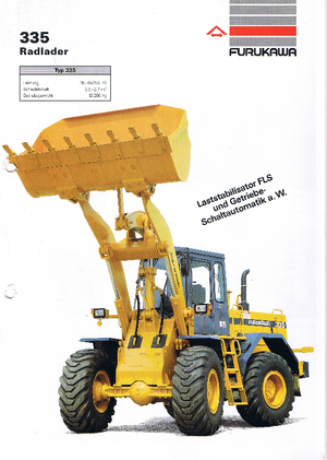 Ładowarki kołowe Furukawa 335
