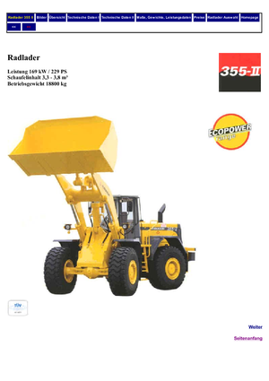 Ładowarki kołowe Furukawa 355 II