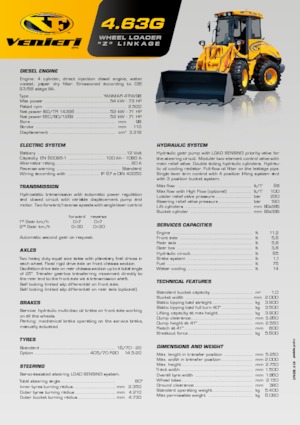 Ładowarki kołowe Venieri 4.63 G