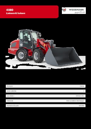 Ładowarki kołowe Weidemann 4080
