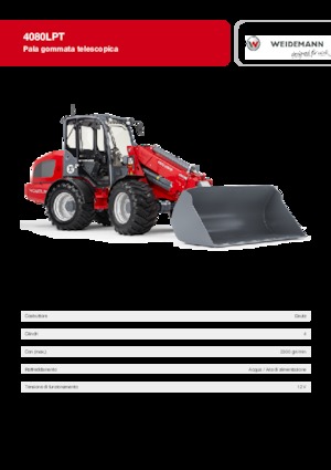 Ładowarki kołowe Weidemann 4080 LP T 