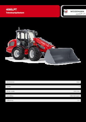Ładowarki kołowe Weidemann 4080 LP T 