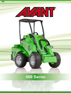 Ładowarki kołowe Avant Tecno 419