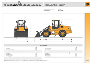 Ładowarki kołowe JCB 426 HT