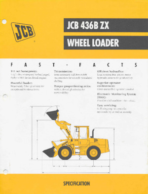 Ładowarki kołowe JCB 436 B ZX