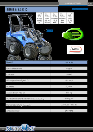 Ładowarki kołowe Multione 5.3 K iD
