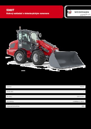 Ładowarki kołowe Weidemann 5080 T