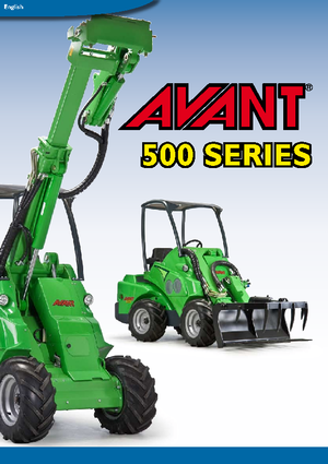 Ładowarki kołowe Avant Tecno Avant 520