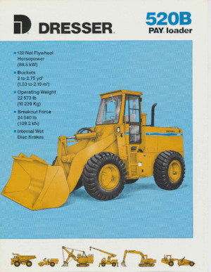 Ładowarki kołowe Dresser 520 B