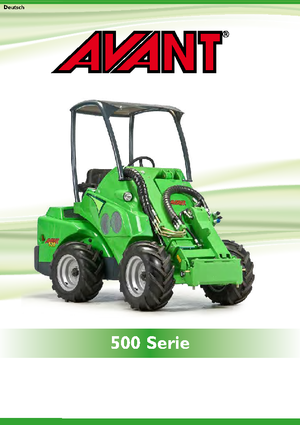 Ładowarki kołowe Avant Tecno Avant 525