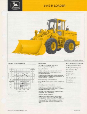 Ładowarki kołowe John Deere Construction 544 E-H