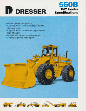 Ładowarki kołowe Dresser 560 B