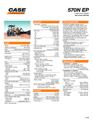 Ładowarki kołowe Case 570N EP