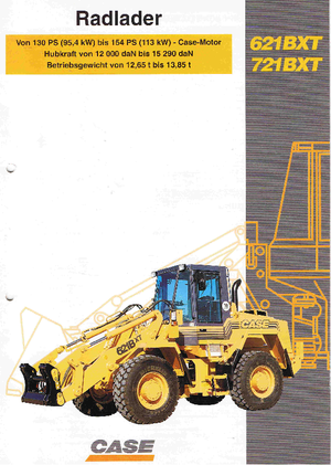 Ładowarki kołowe Case 721 B XT