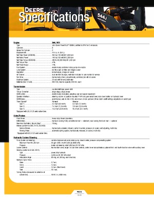 Ładowarki kołowe John Deere Construction 624 J WH