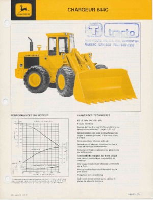 Ładowarki kołowe John Deere Construction 644 C