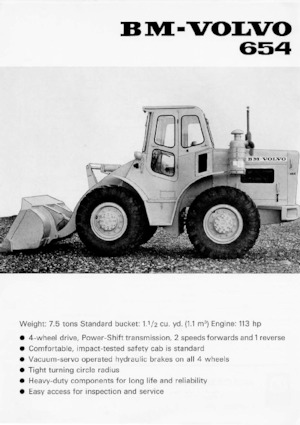 Ładowarki kołowe Volvo 654