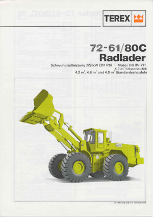 Ładowarki kołowe Terex 72-61/80 C