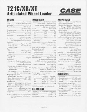 Ładowarki kołowe Case 721 CXT