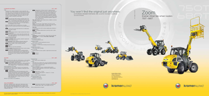 Ładowarki kołowe Kramer 750 T