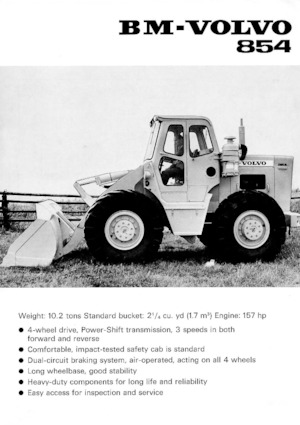 Ładowarki kołowe Volvo 854