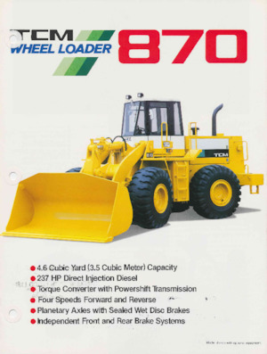 Ładowarki kołowe TCM 870