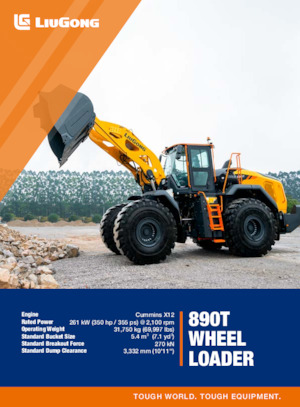 Ładowarki kołowe Liugong 890T