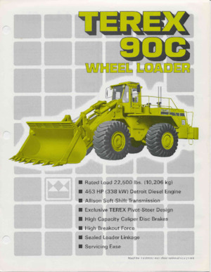 Ładowarki kołowe Terex 90 C