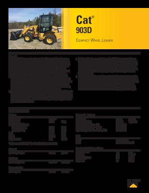 Ładowarki kołowe Caterpillar 903D