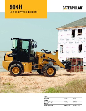 Ładowarki kołowe Caterpillar 904 H