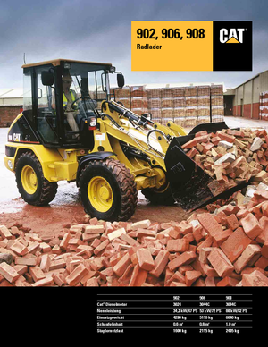 Ładowarki kołowe Caterpillar 906