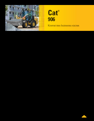 Ładowarki kołowe Caterpillar 906