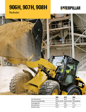 Ładowarki kołowe Caterpillar 907H