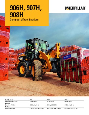 Ładowarki kołowe Caterpillar 907 H