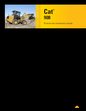 Ładowarki kołowe Caterpillar 908